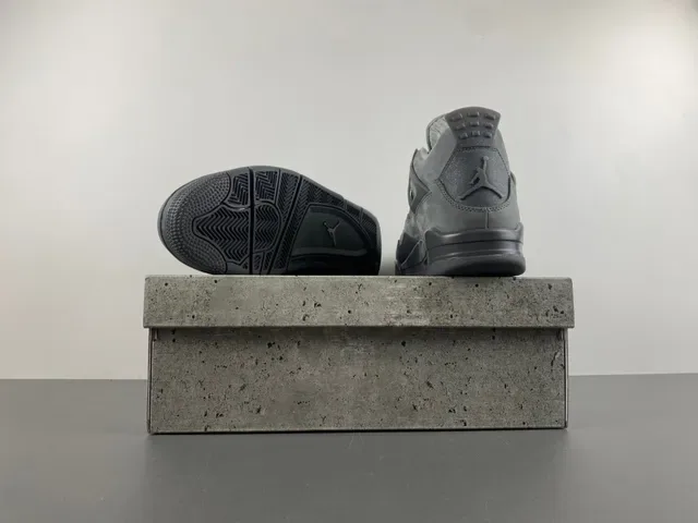 Air Jordan 4 Monocromático Gris Zapatillas de Baloncesto 16