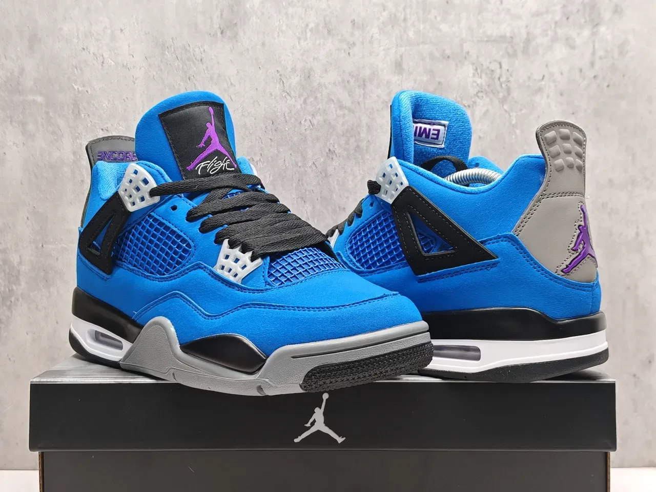 Air Jordan 4 أحذية كرة السلة أنتي أزرق رويال 2