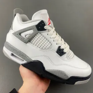 Air Jordan 4 White Cement बास्केटबॉल जूते