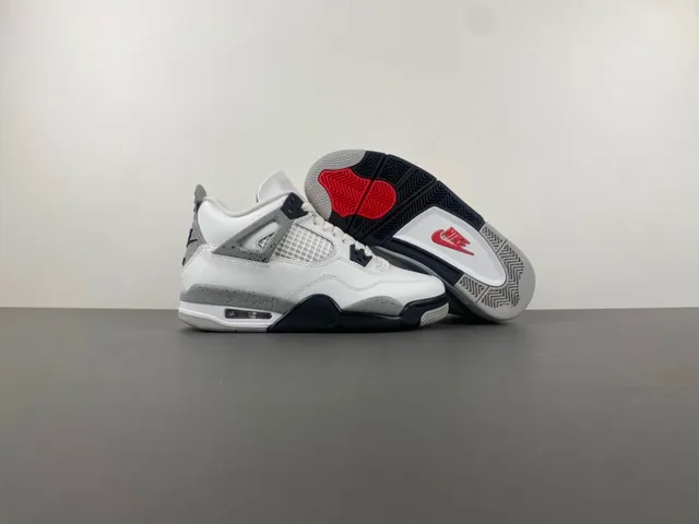 Zapatillas de baloncesto Air Jordan 4 White Cement 12