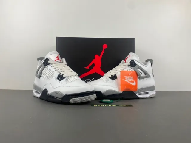 Zapatillas de baloncesto Air Jordan 4 White Cement 13
