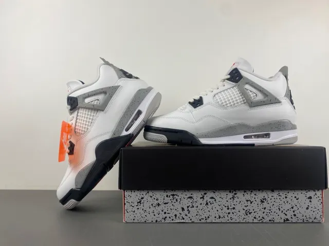 Zapatillas de baloncesto Air Jordan 4 White Cement 14