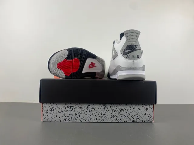 Zapatillas de baloncesto Air Jordan 4 White Cement 16