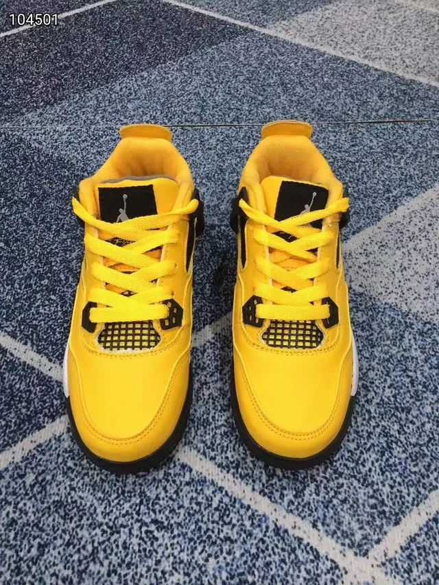 Air Jordan 4 أبيض رمادي أحمر أحذية كرة السلة 24