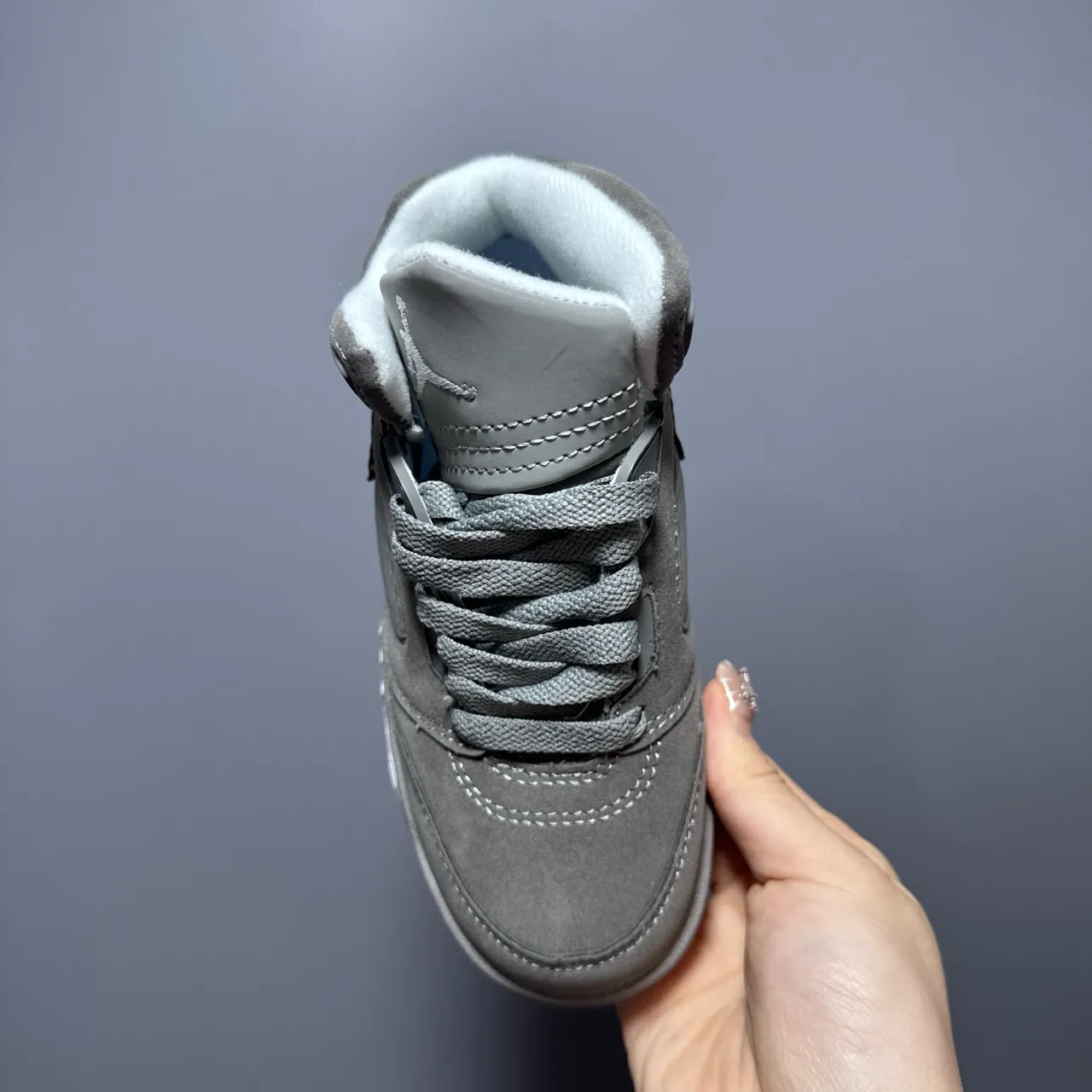 Air Jordan 5 काला सफेद लाल बच्चों के बास्केटबॉल जूते 19