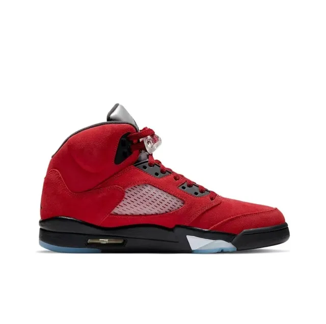 Air Jordan 5 Chaussures de Basketball Rouge Noir Bleu 3