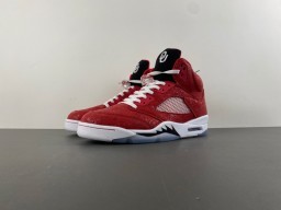 Zapatillas de baloncesto Air Jordan 5 rojo blanco negro 10