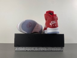 Zapatillas de baloncesto Air Jordan 5 rojo blanco negro 16