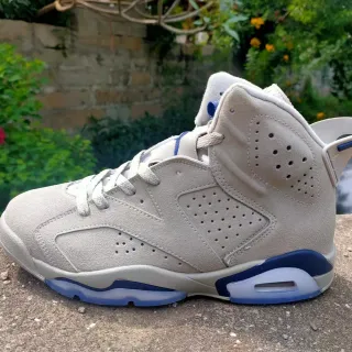 Air Jordan 6 ग्रे और नेवी बास्केटबॉल जूते