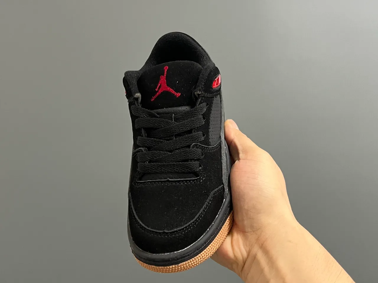 Zapatillas de baloncesto para niños Air Jordan Flight Court blanco y negro 12