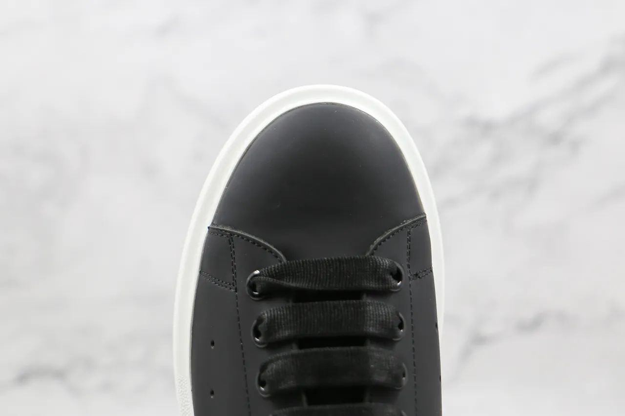 Alexander McQueen Oversized Sneaker Black and White Lifestyle Sneakers 4
