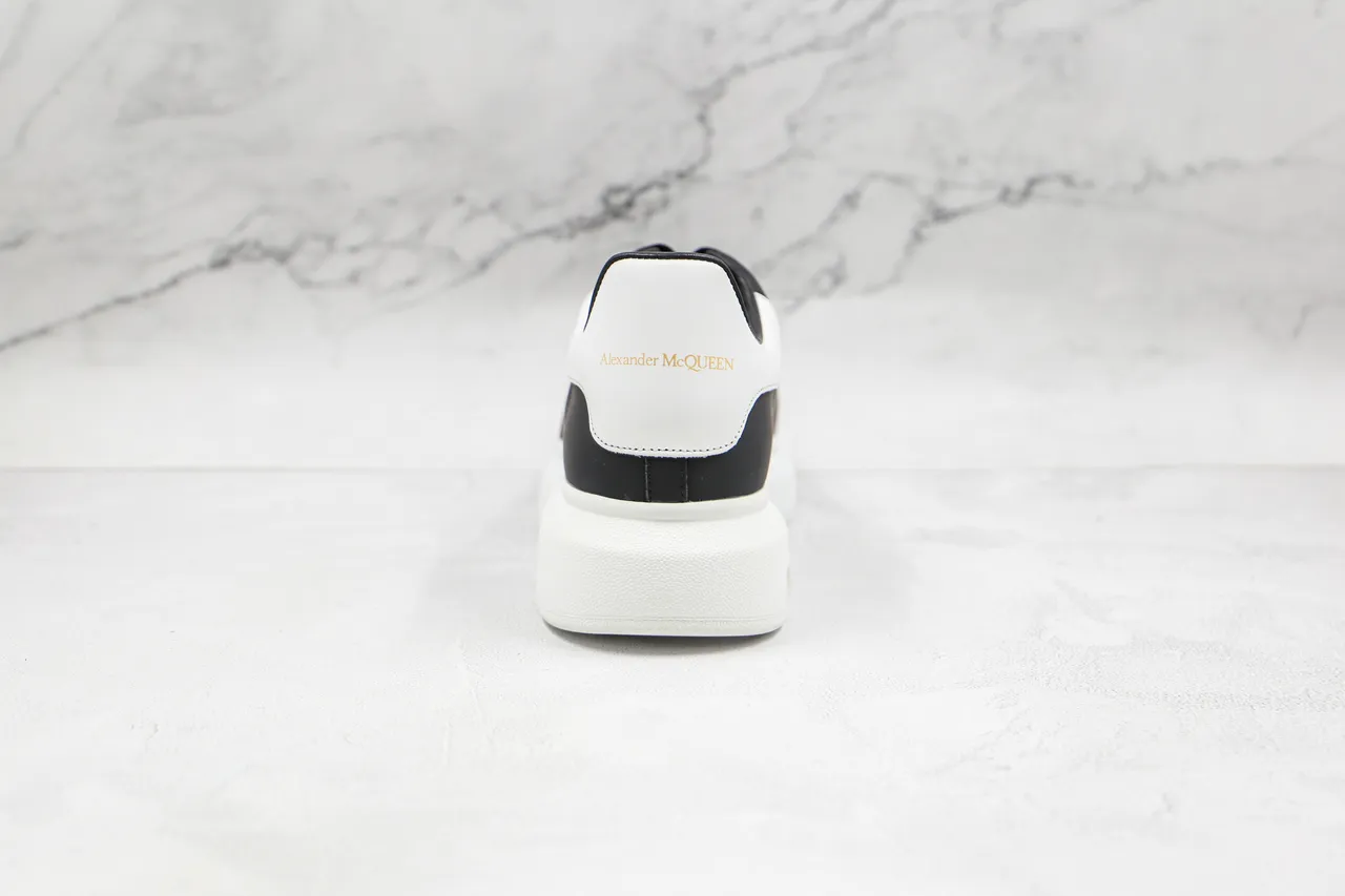Alexander McQueen Oversized Sneaker Black and White Lifestyle Sneakers 7