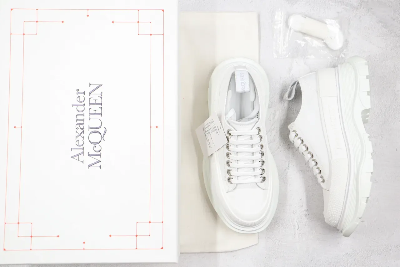 Alexander McQueen Oversized Sneaker White Lifestyle Sneakers 8