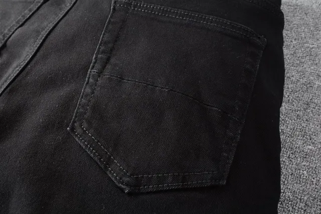 Amiri جينز أسود مغسول slim-straight 15