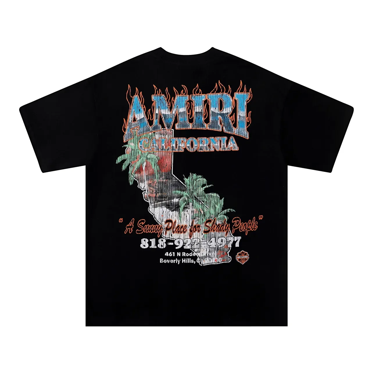 Camiseta oversized Amiri California com estampa gráfica 4