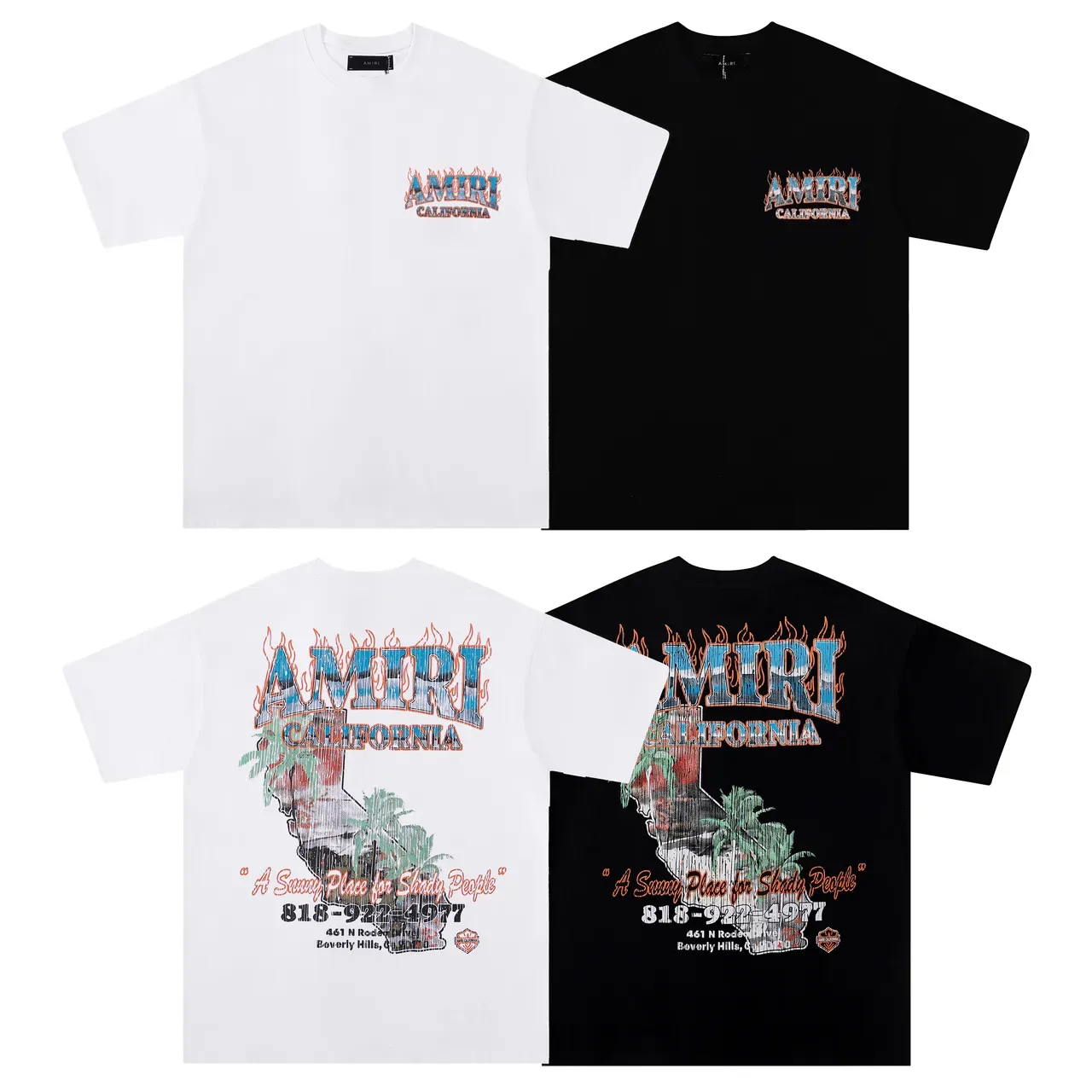 Camiseta oversized Amiri California com estampa gráfica 6