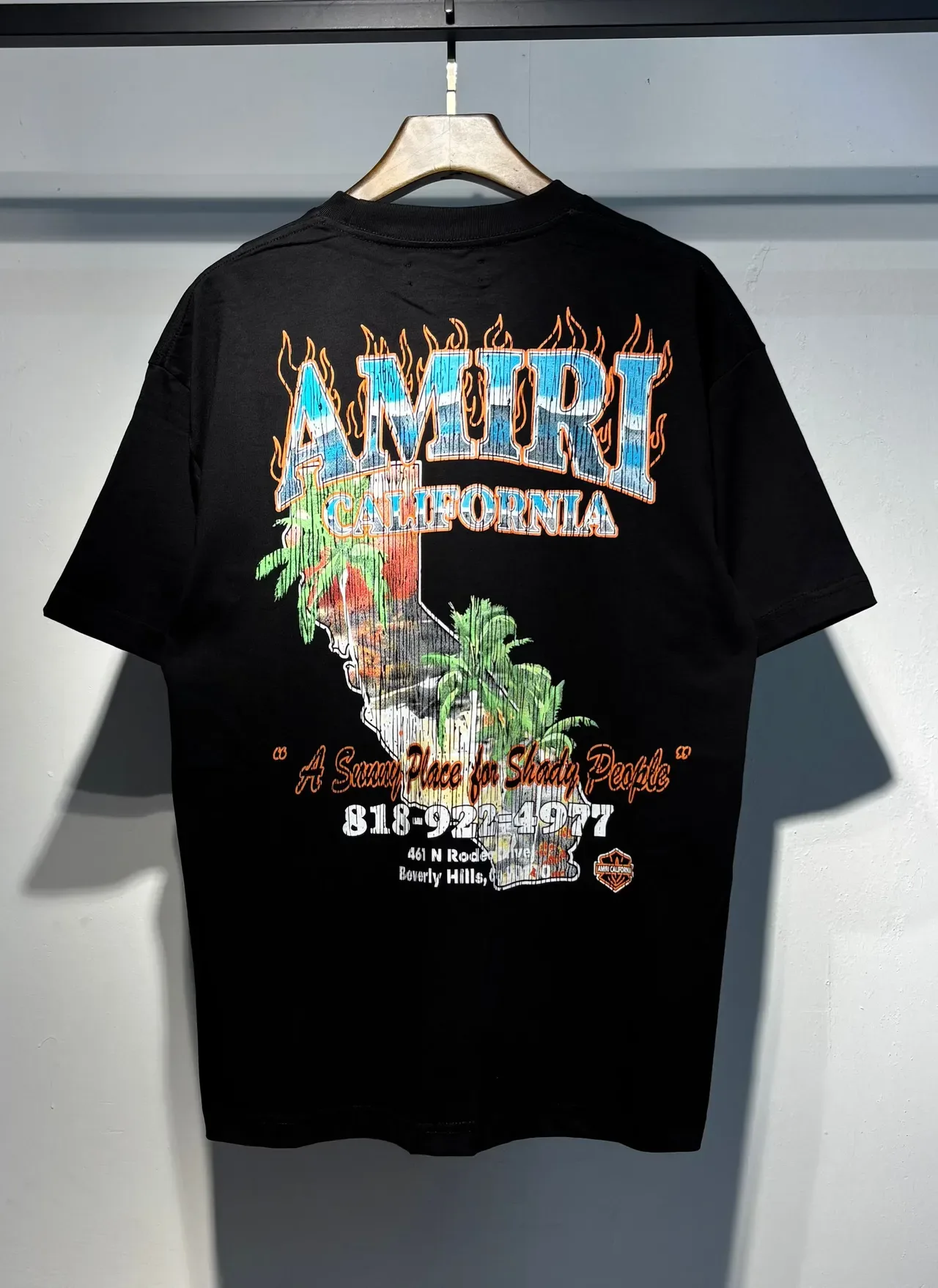 Camiseta oversized Amiri California com estampa gráfica 11