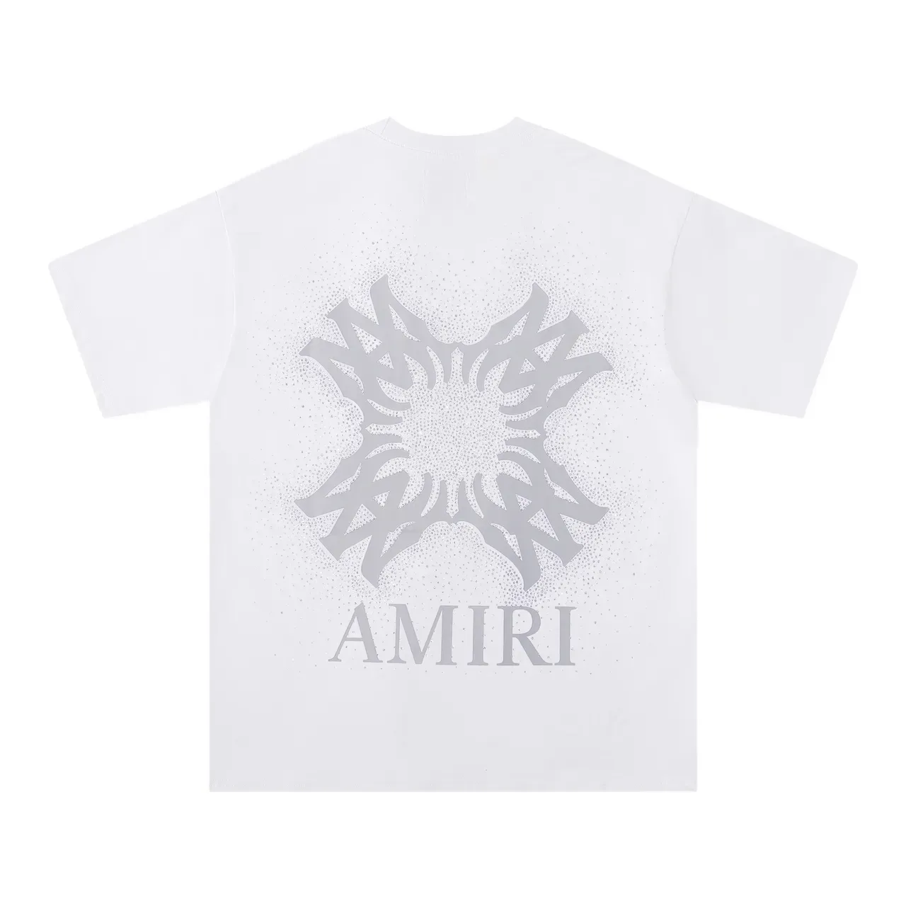 Amiri ग्राफिक सनबर्स्ट प्रिंट टी-शर्ट 4