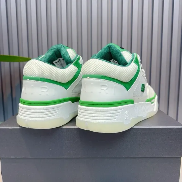 Amiri MA Court sneakers lifestyle blancs et verts 6