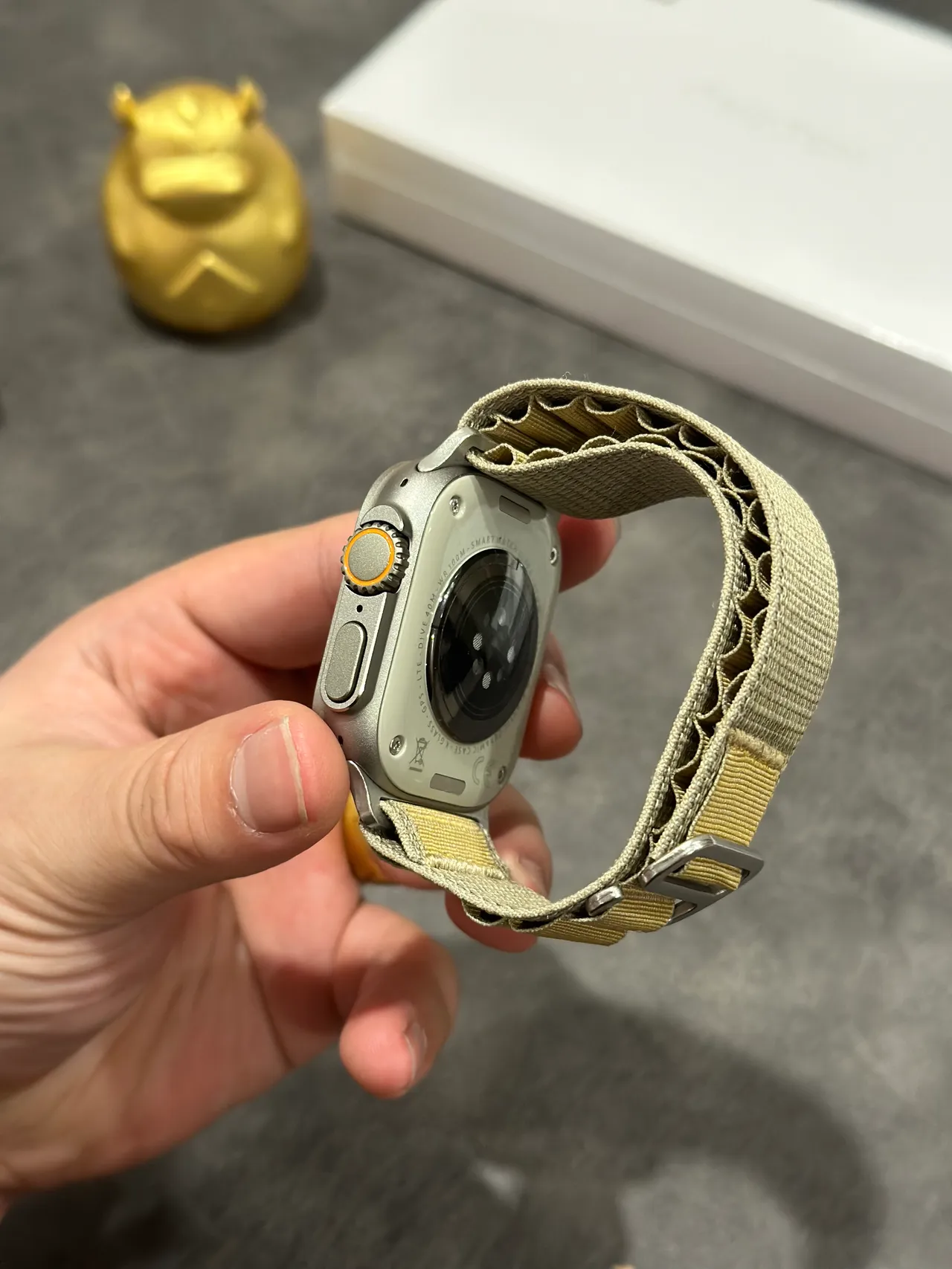 Apple Watch Ultra टाइटेनियम ग्रे खेल घड़ी 3