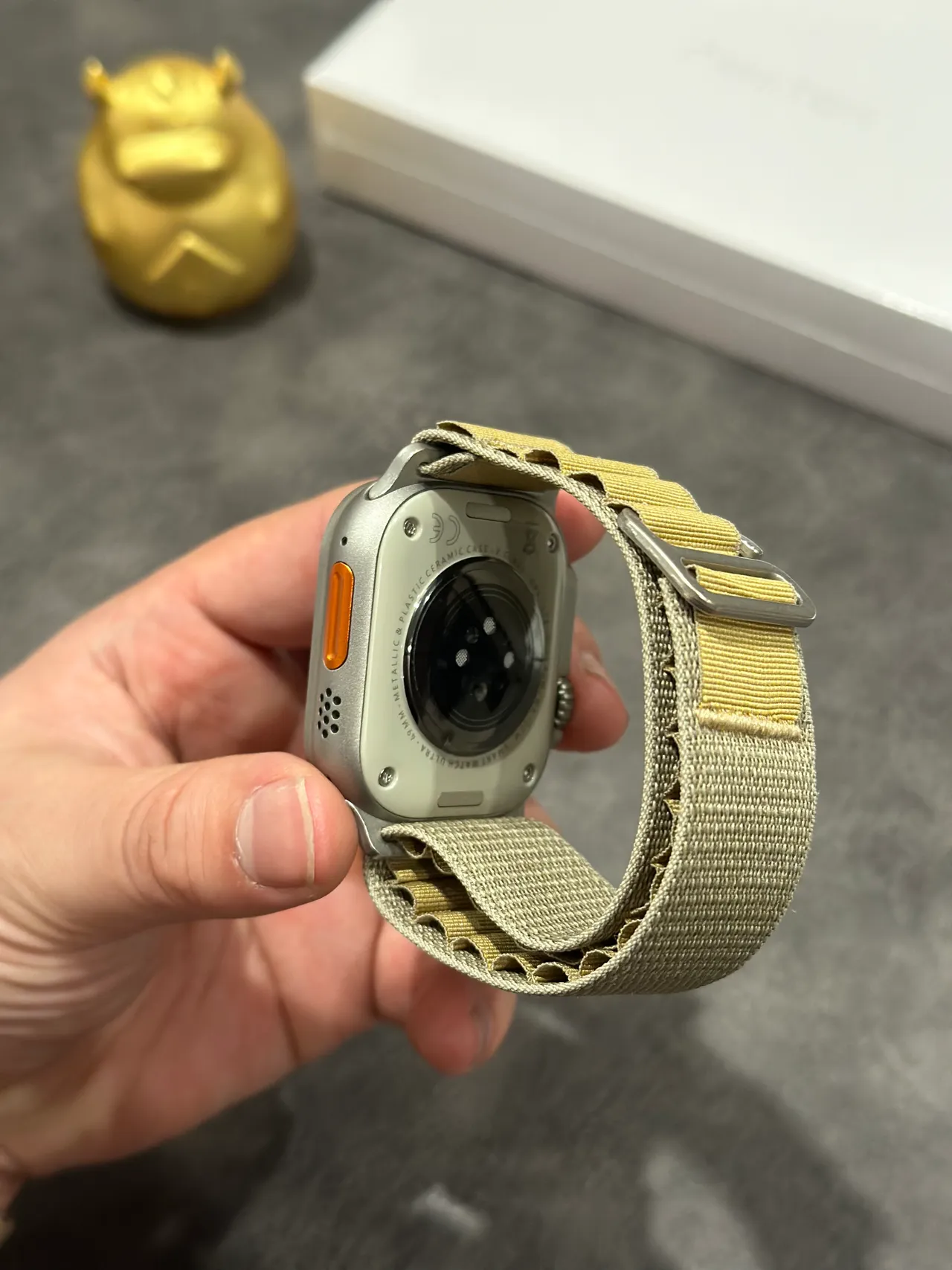 Apple Watch Ultra टाइटेनियम ग्रे खेल घड़ी 4