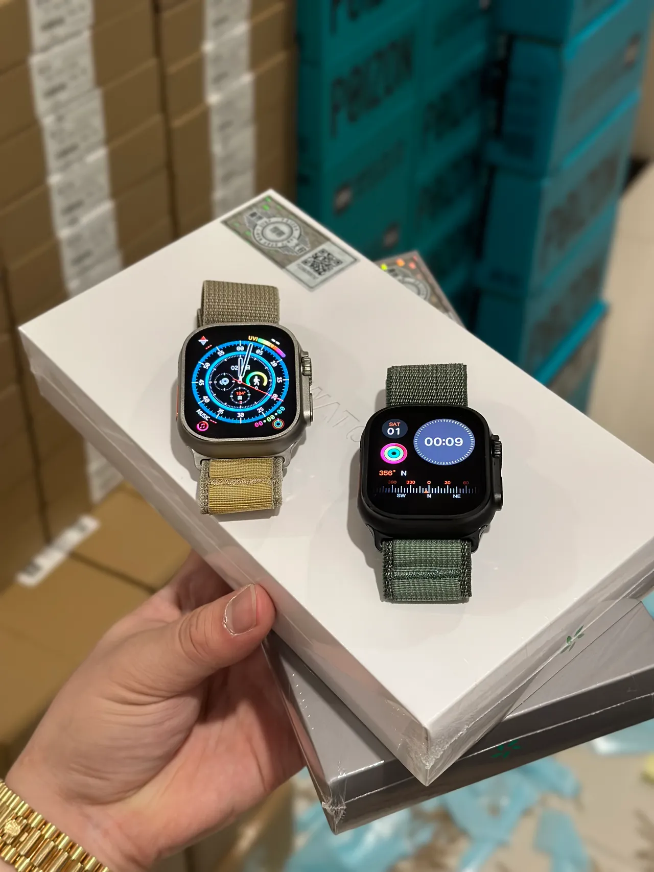 Apple Watch Ultra टाइटेनियम ग्रे खेल घड़ी 10