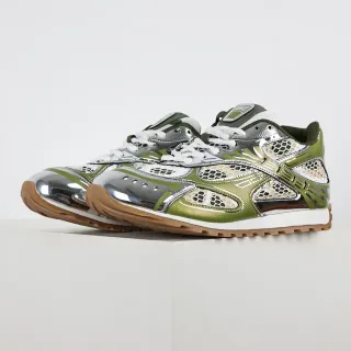 ASICS Gel-Lyte III 橄榄绿金属银生活方式运动鞋