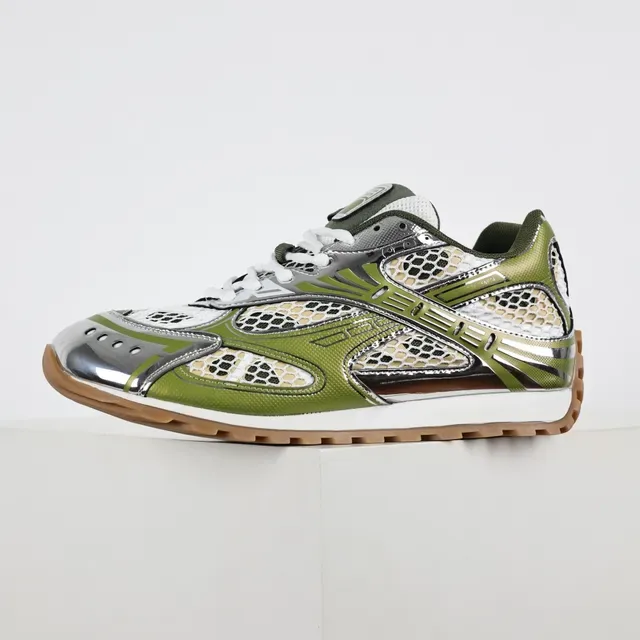 ASICS Gel-Lyte III Olive Green Metallic Silver Lifestyle Sneakers 9