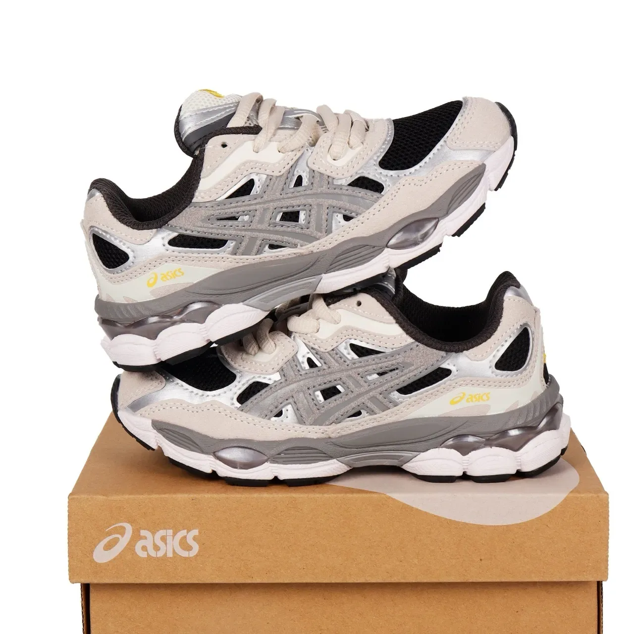 ASICS GT-2160 Beige Black Gray 生活方式运动鞋 22