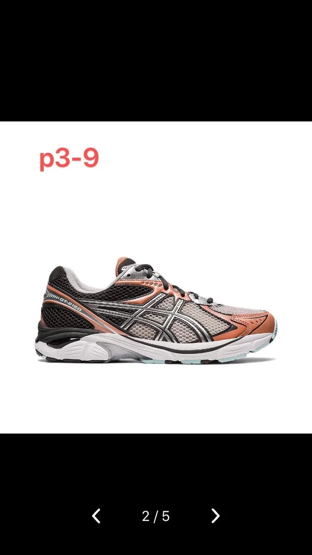 ASICS Tênis de Corrida Laranja Preto Malha e Sintético Superior Logo Listra Tigre 2