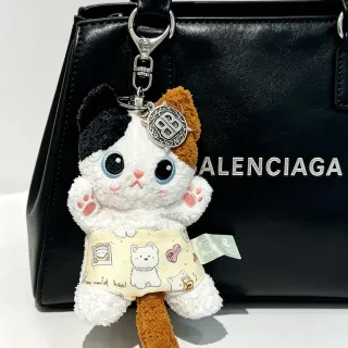 Balenciaga काला चांदी संरचित चमड़े के हार्डवेयर टोट बैग