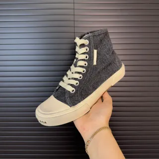 Balenciaga Le Cagole High Gray Canvas Lifestyle Sneaker