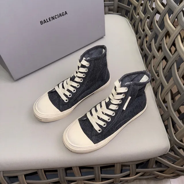 Balenciaga Le Cagole 高灰色帆布生活方式运动鞋 3