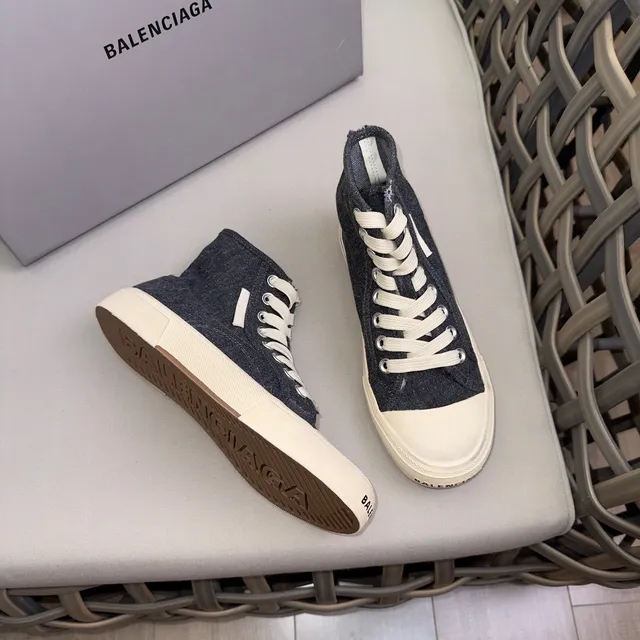 Balenciaga Le Cagole 高灰色帆布生活方式运动鞋 4