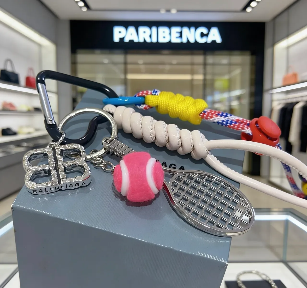 Balenciaga Bijoux Rose Blanc Multi-Component Thème Tennis 3