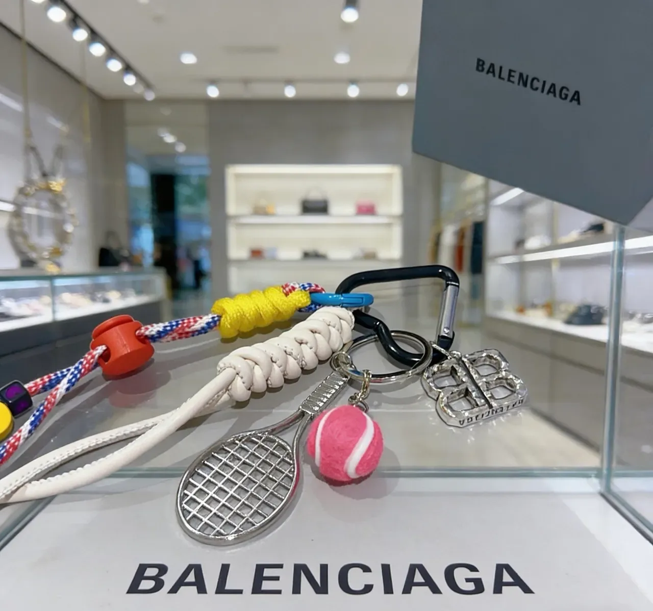 Balenciaga Bijoux Rose Blanc Multi-Component Thème Tennis 4