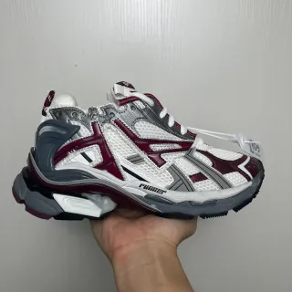 Balenciaga Runner sneakers chunky blanc bordeaux gris