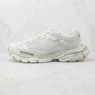 Balenciaga Runner Sneakers Chunky Blanches Maille Perforée