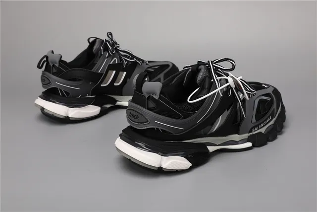 Balenciaga Track Sneaker Black Grey Chunky Sneakers 3