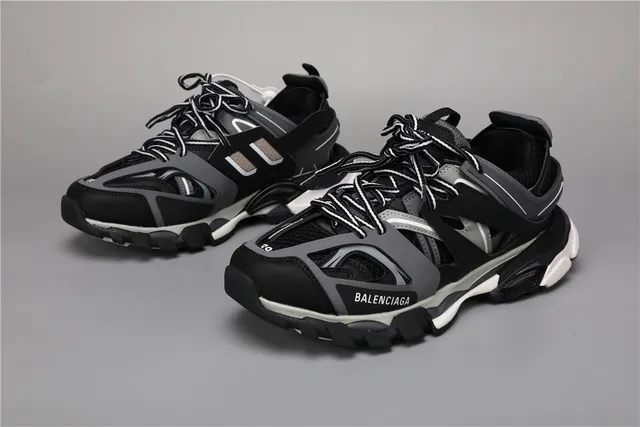 Balenciaga Track Sneaker Black Grey Chunky Sneakers 5