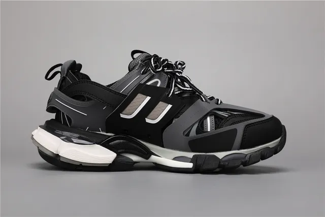 Balenciaga Track Sneaker Black Grey Chunky Sneakers 8