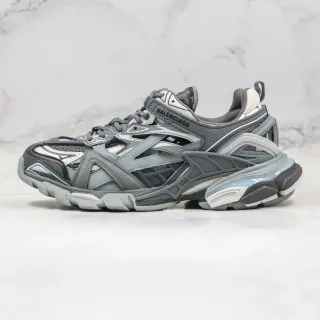 Balenciaga Track Trainer gris bleu glace chaussures chunky