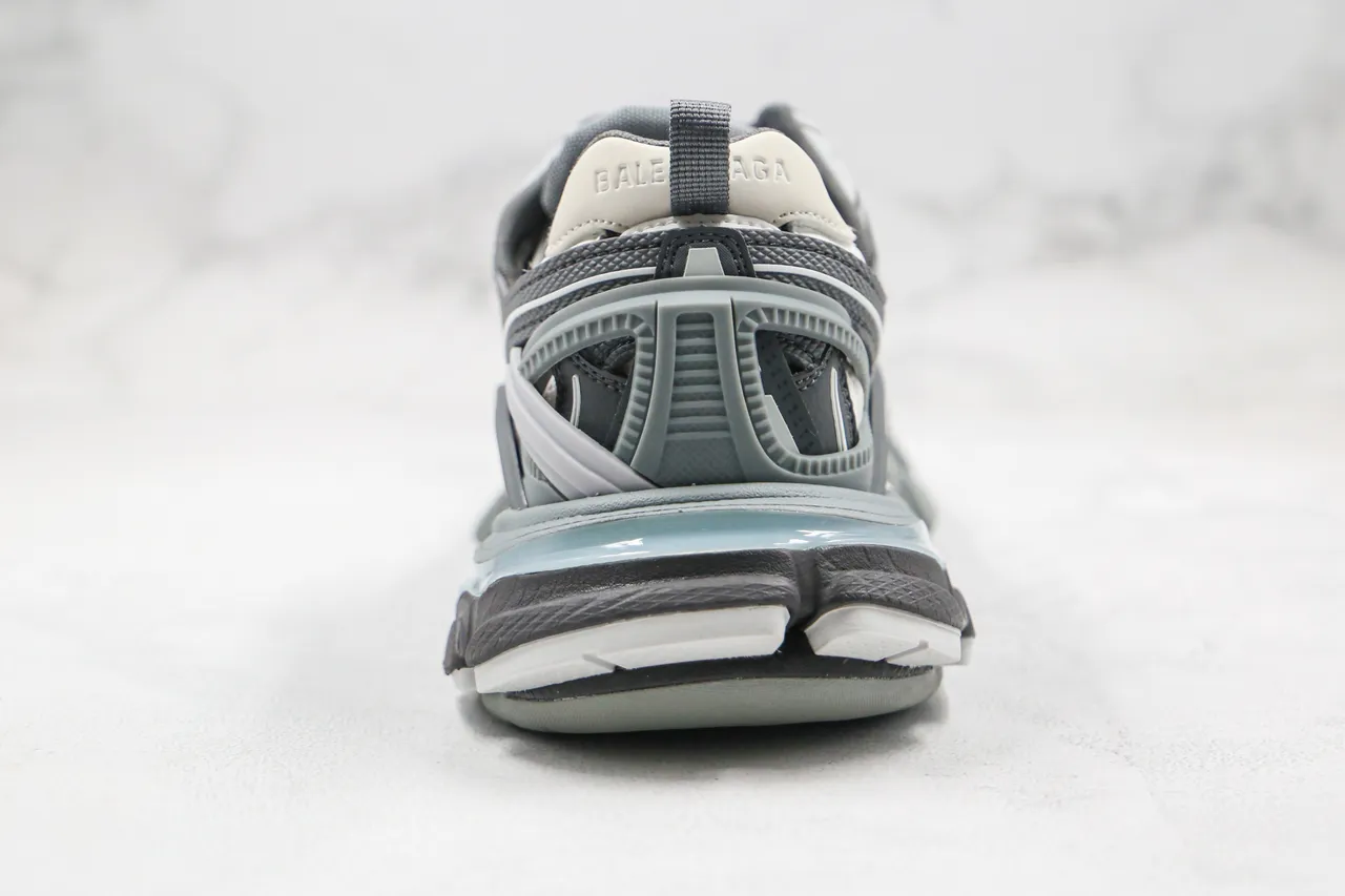 Balenciaga Track Trainer 灰冰蓝厚底运动鞋 3