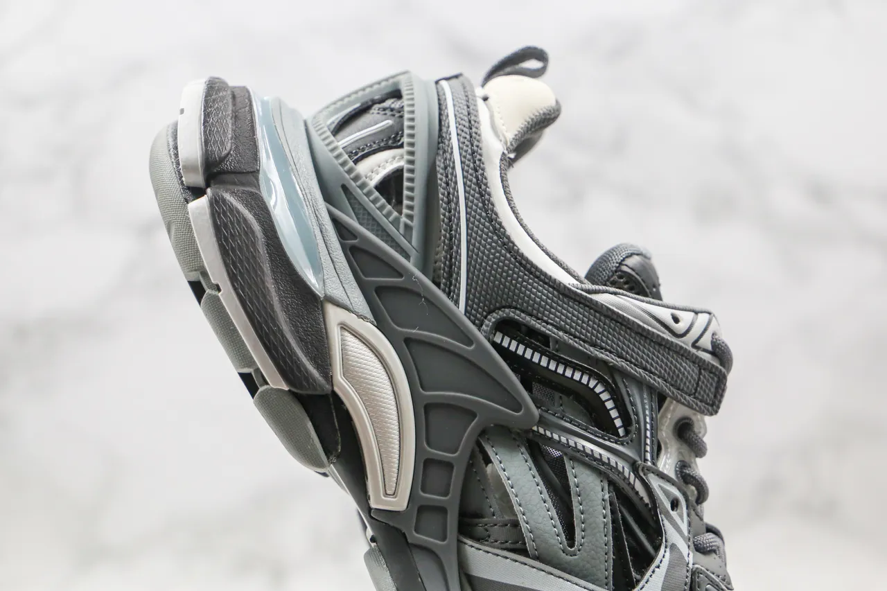 Balenciaga Track Trainer 灰冰蓝厚底运动鞋 5