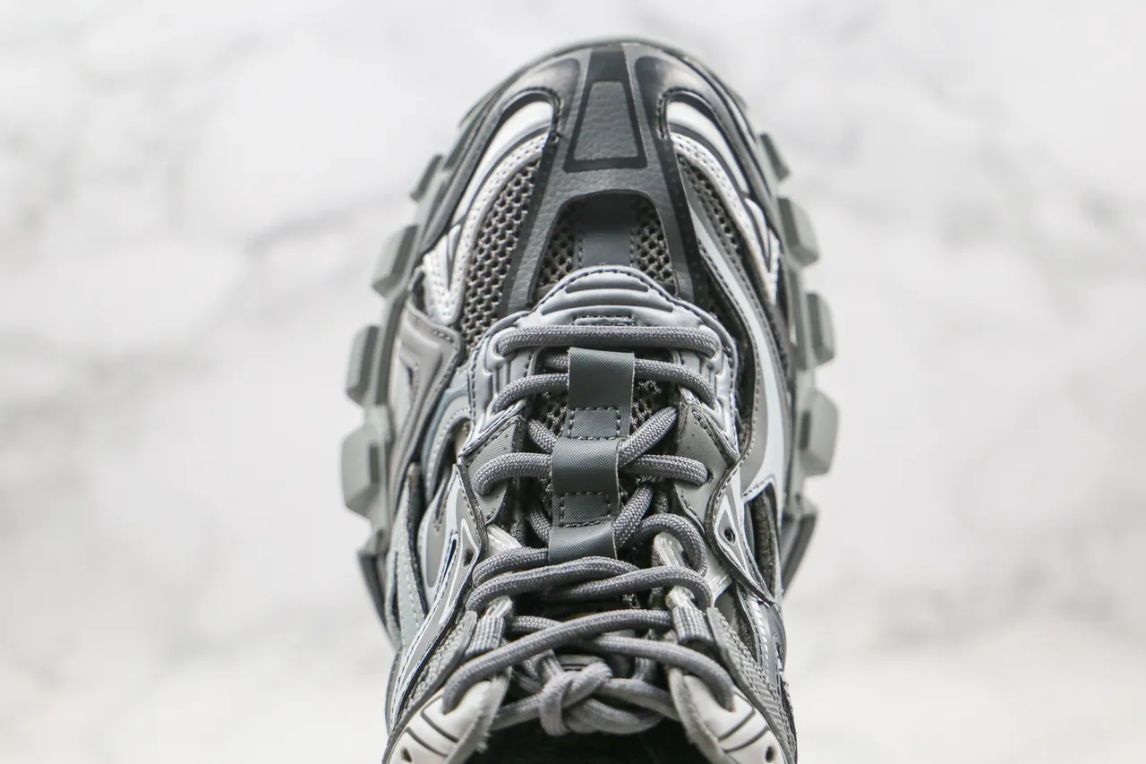 Balenciaga Track Trainer 灰冰蓝厚底运动鞋 6