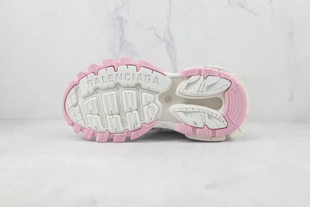 Balenciaga Track Trainer White Pink Yellow Chunky Sneakers 8