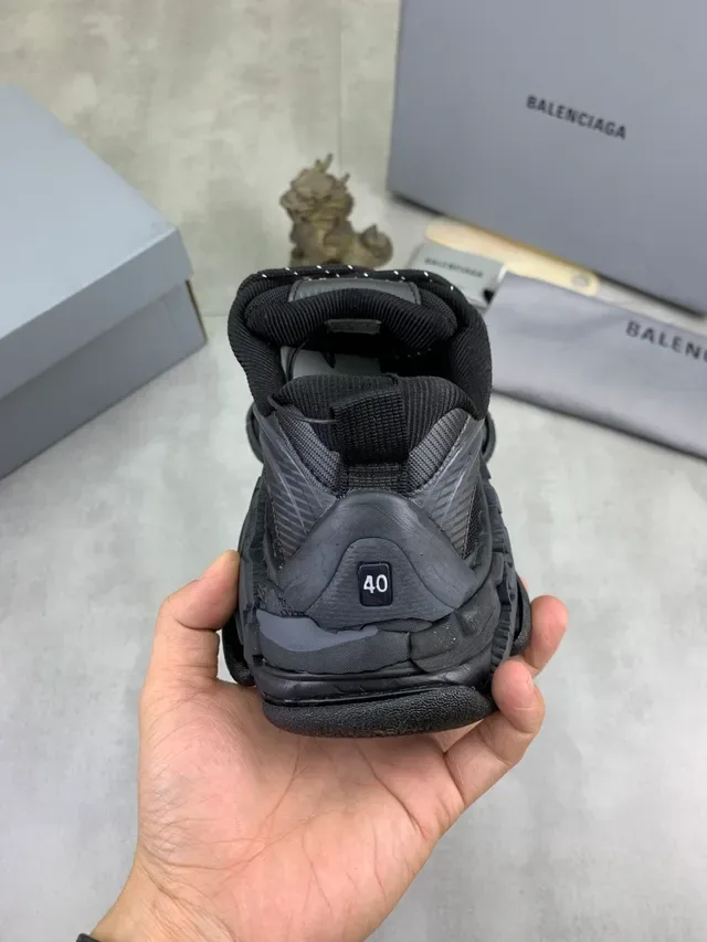 Balenciaga Triple S Black Chunky Sneakers 6