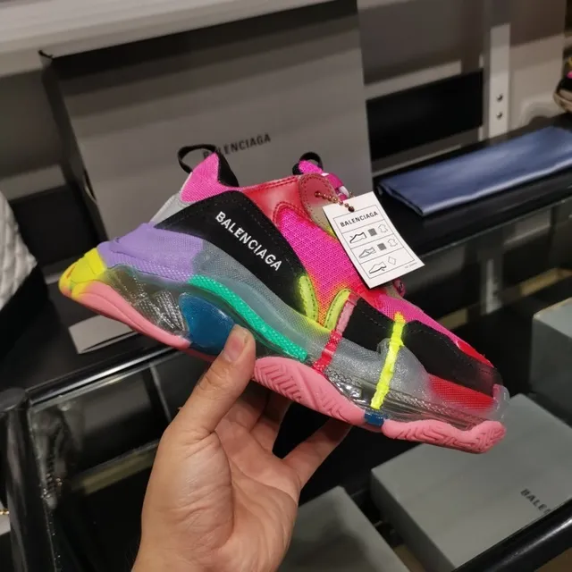 Balenciaga Triple S Multicolor Chunky Sneakers 3