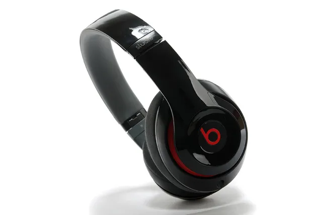 Beats Studio White Red Glossy Finish Metal-Accented Headband Over-ear Headphones 8