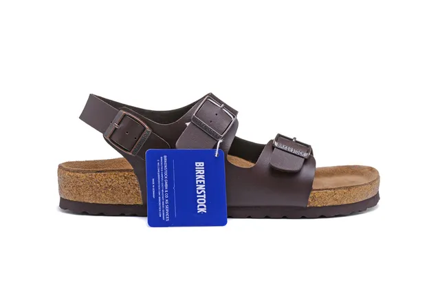 Birkenstock Arizona صنادل كاجوال من الجلد البني 2